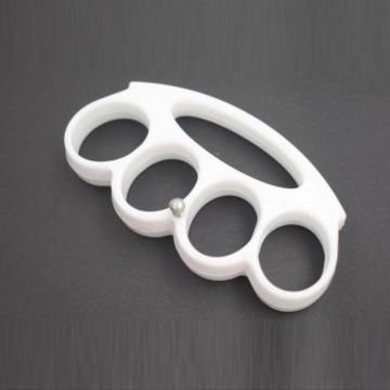 White Plastic Adorable Buckle Knuckle KT-809PW